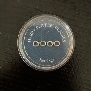 Harry Potter Glasses Sterling Silver Stud Earrings